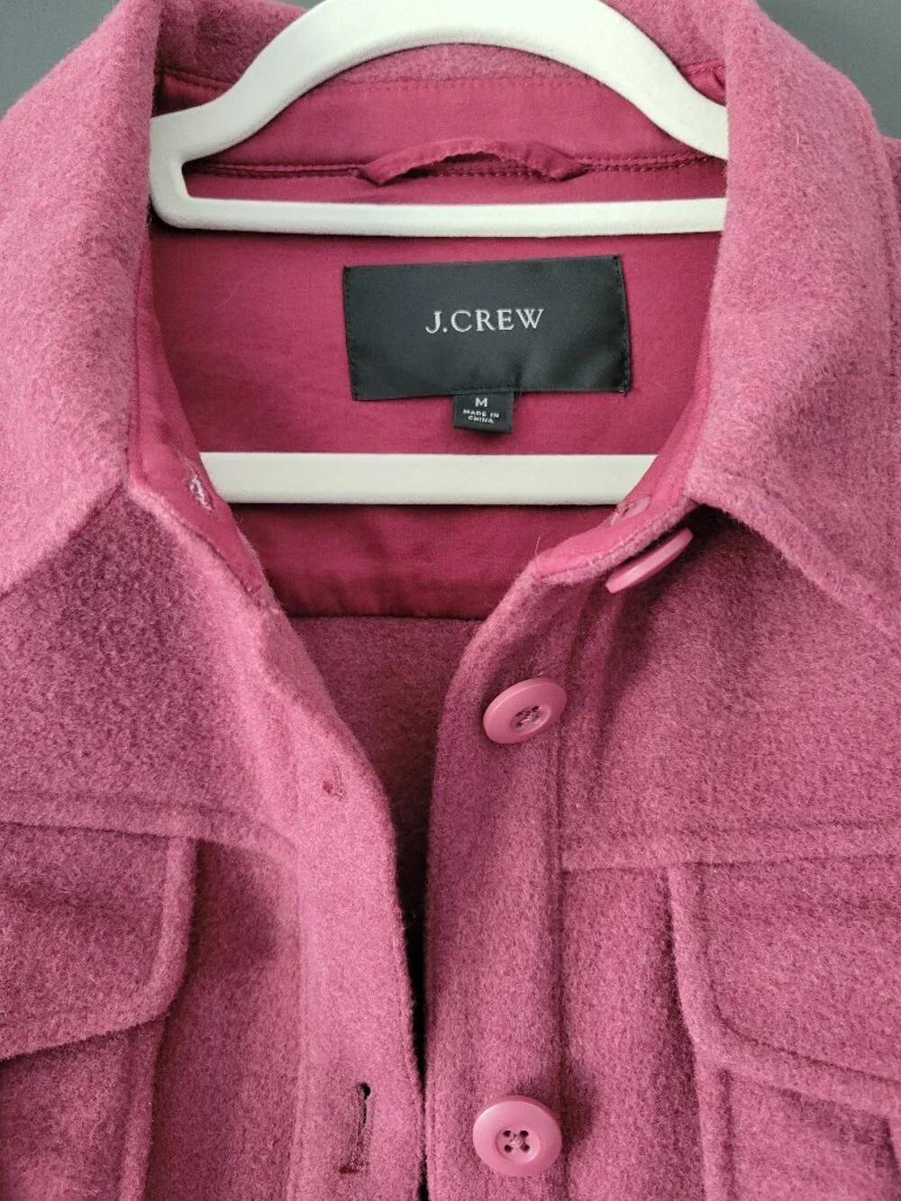 J Crew Women’s  Wool Blend Jacket Button Down Size Medium NWOT!